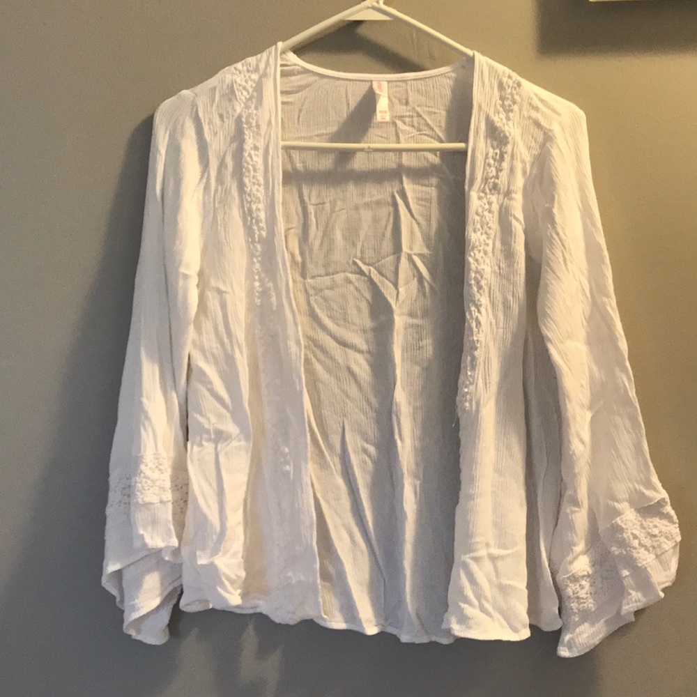 Long sleeve cardigan flowy. Kimono open front